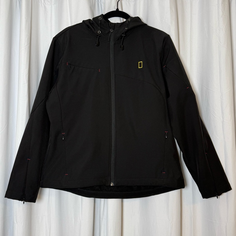 National Geographic Softshell Jacket Windproof Ho… - image 1